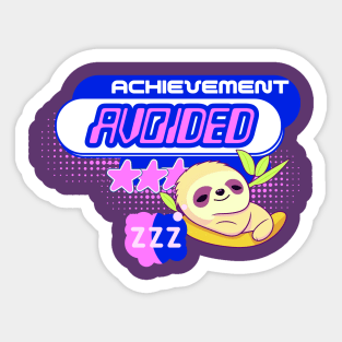 Achievement Avoided Sticker